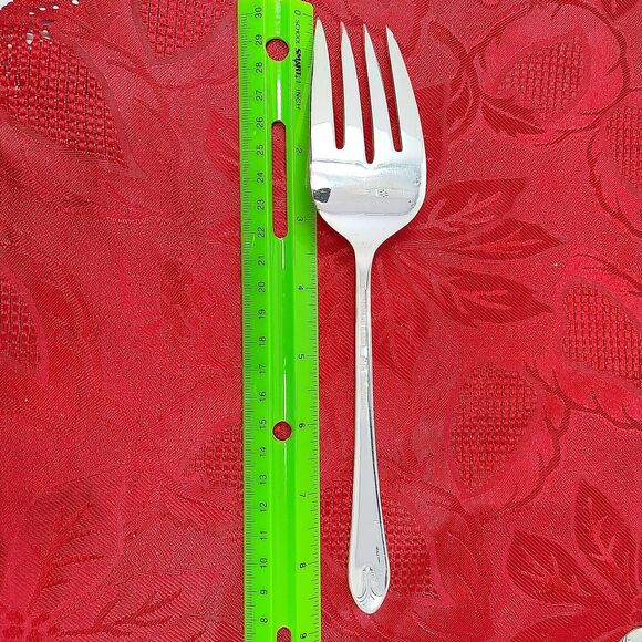 5 Serving 1940'S Wm ROGERS "EXQUISITE" Serving Pieces Silver Plated Beautiful - Picture 9 of 16